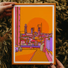 glasgow art print