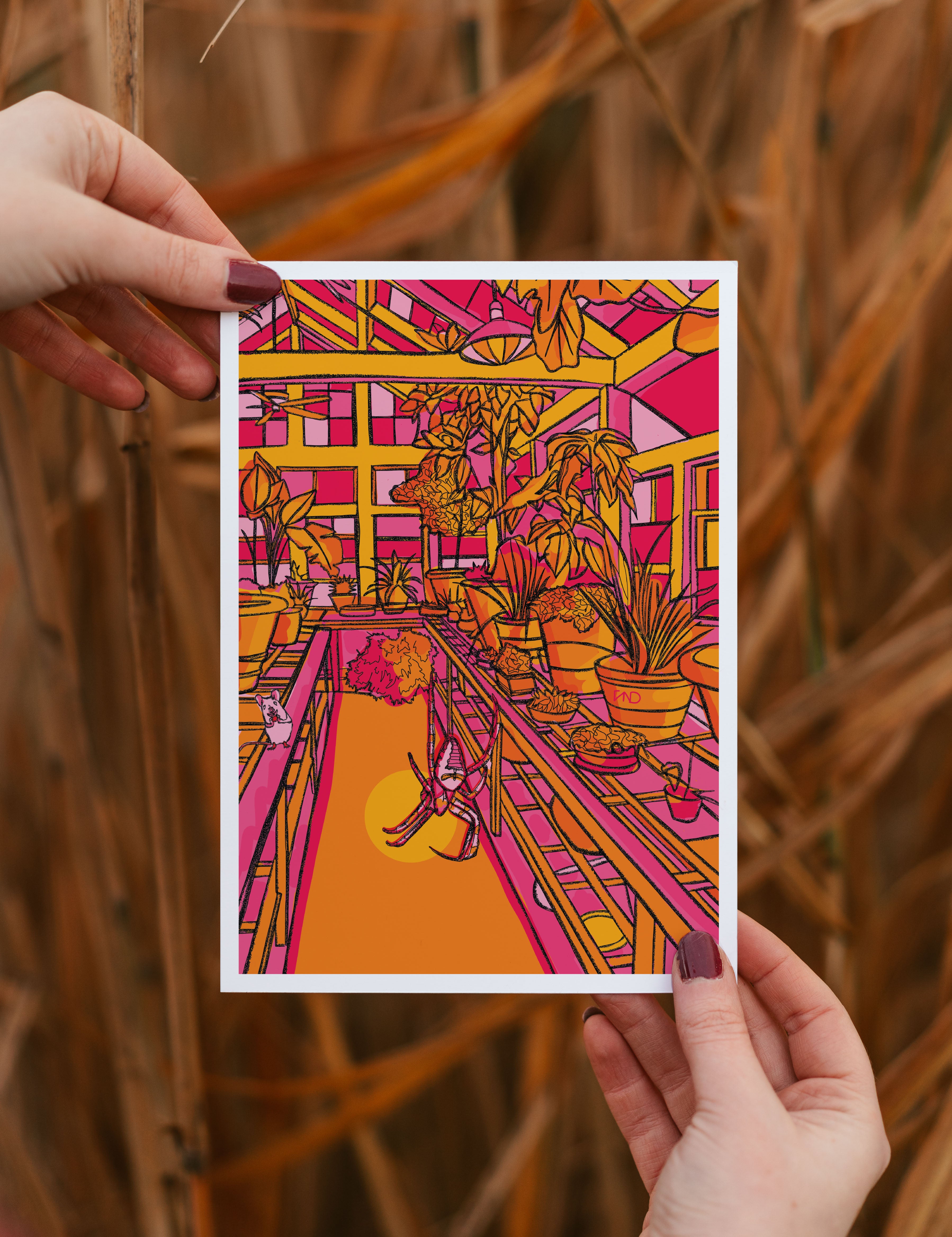 colourful living room wall art
