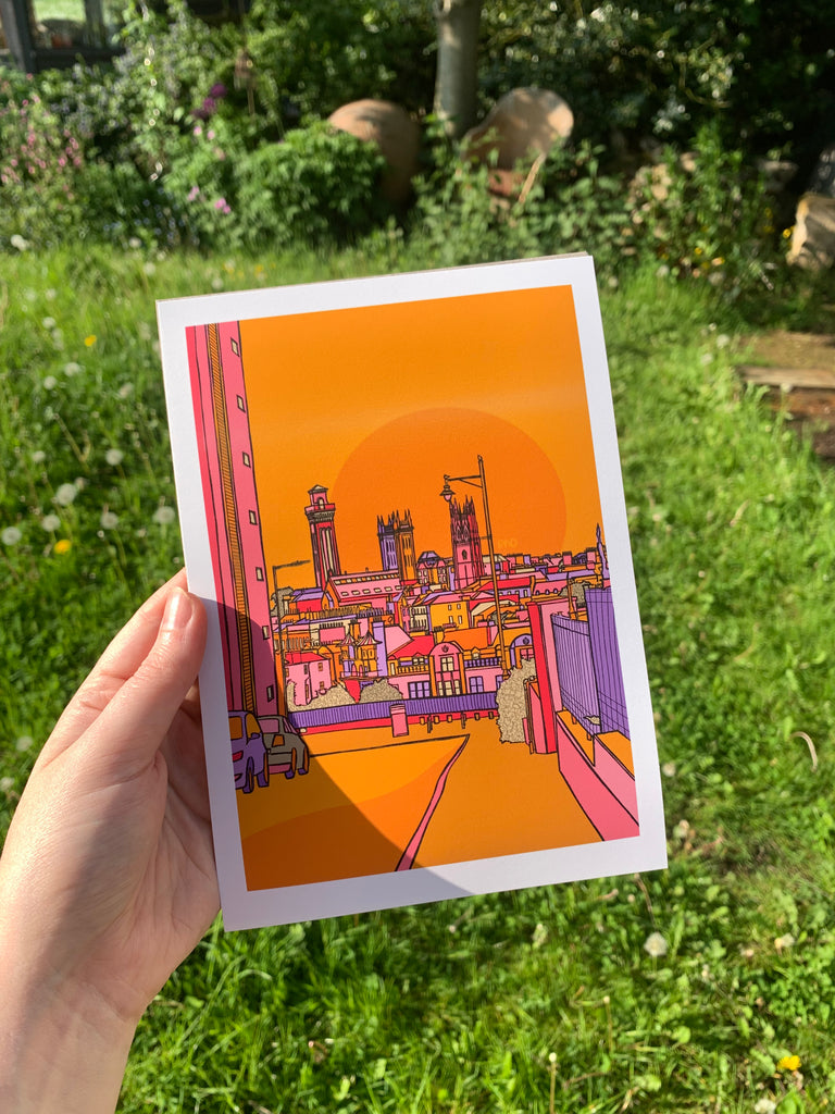 glasgow art print
