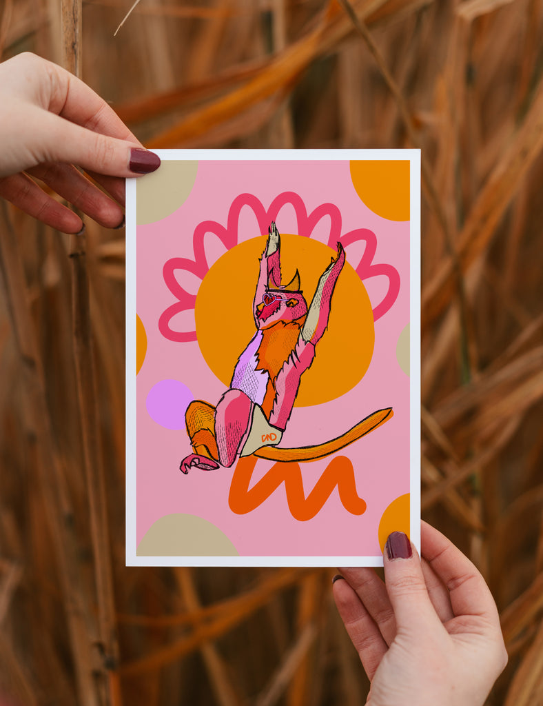 Colourful nursery art print