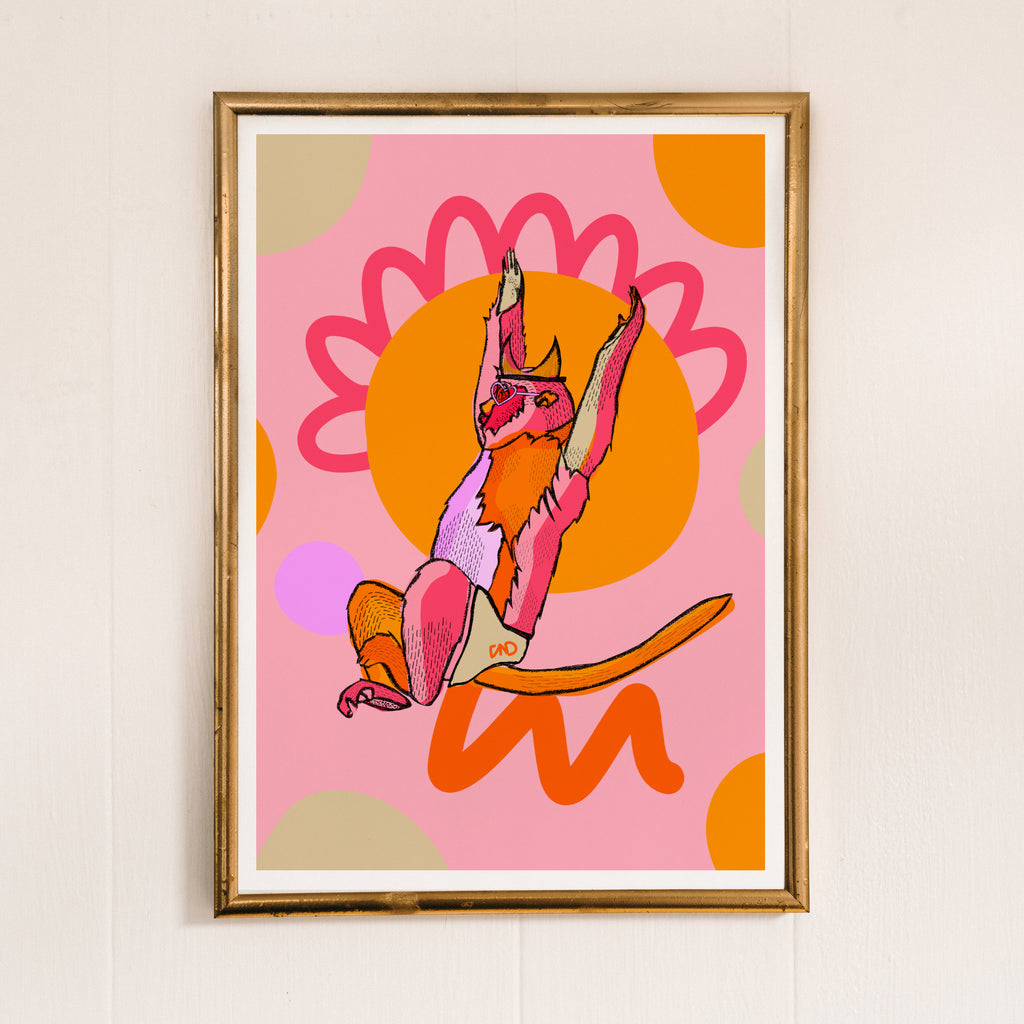 Colourful nursery art print
