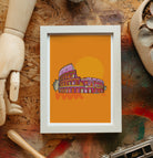 roman colosseum art print