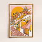 Santorini art print