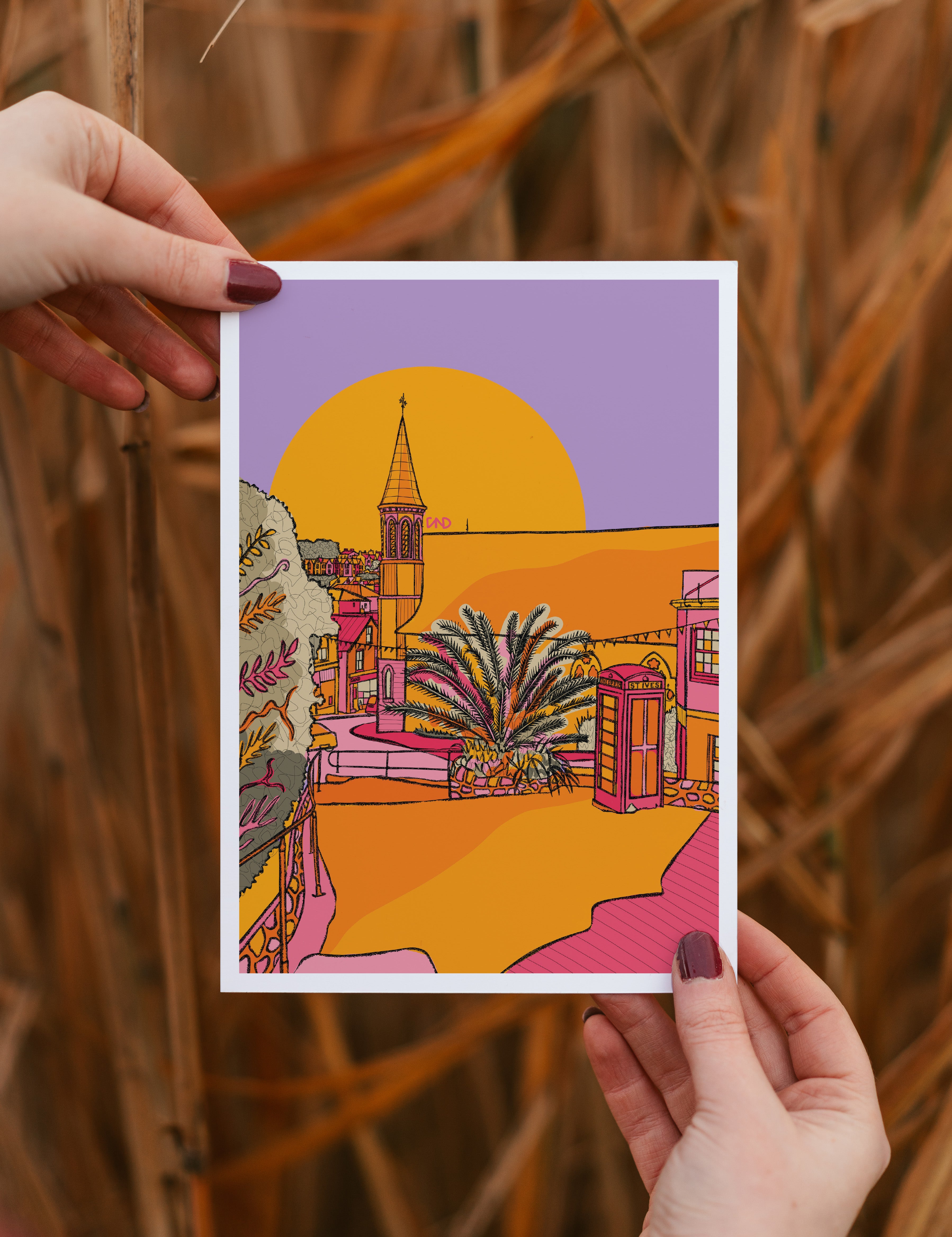 St Ives art print