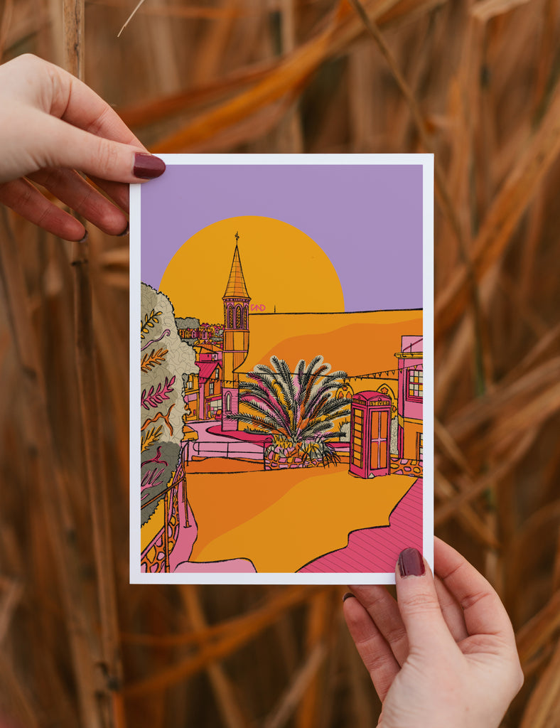 St Ives art print