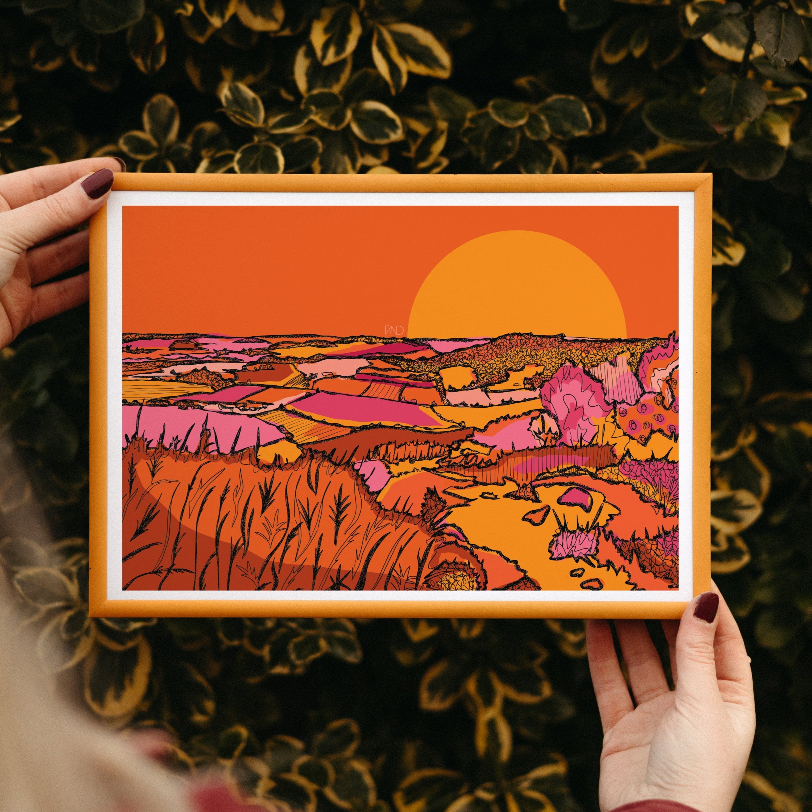 Sutton Bank North Yorkshire art print