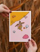 turtle bathroom art print